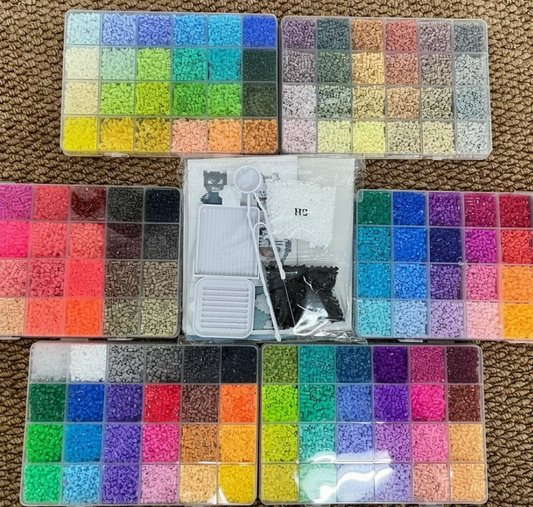 Complete Fuse Beads Collection - All 6 Palettes by Tranquil Beads