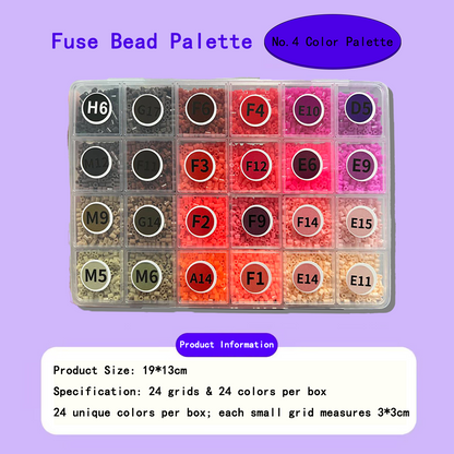 Complete Fuse Beads Collection - All 6 Palettes by Tranquil Beads